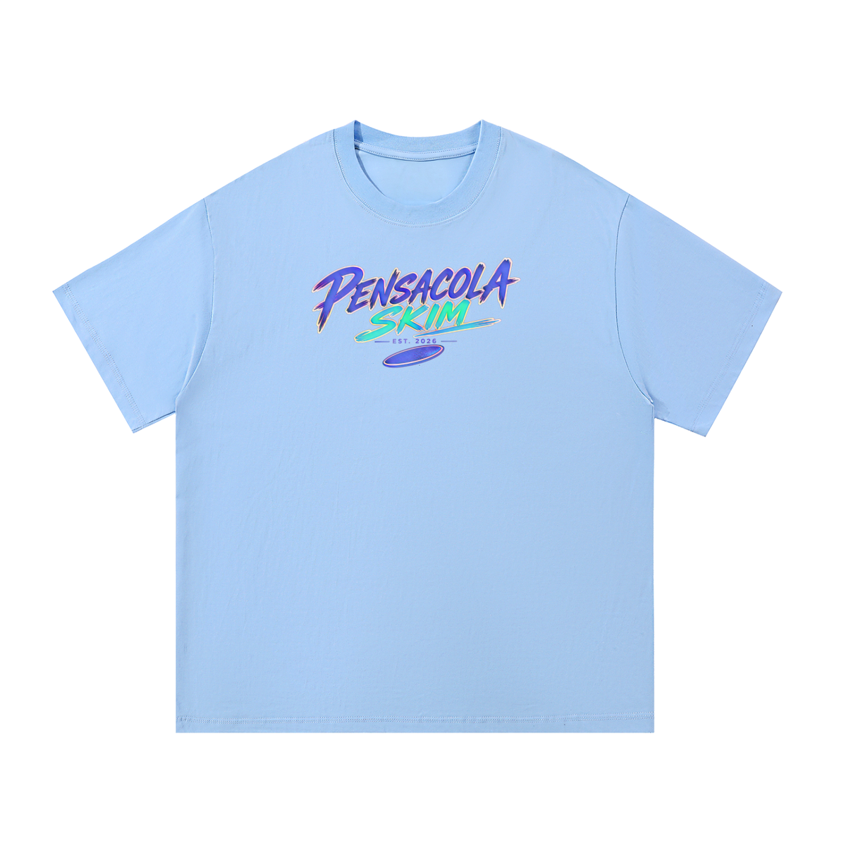 Pensacola Skim Abstract Color Graphic Classic Fit Cotton T-Shirt