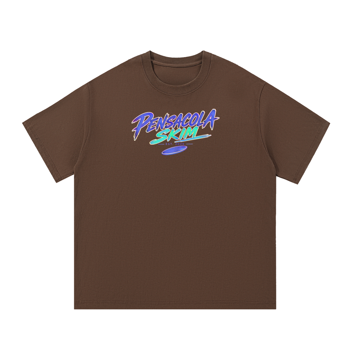 Pensacola Skim Abstract Color Graphic Classic Fit Cotton T-Shirt