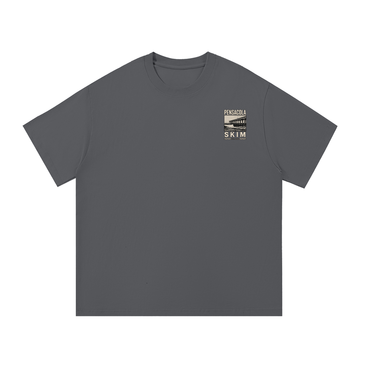 Pensacola Skim Pier Graphic Regular Fit Cotton T-Shirt